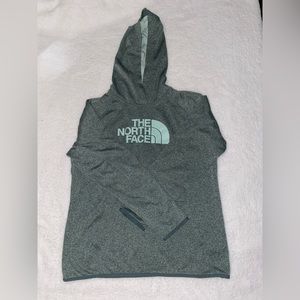 Womens Northface hoodie, greenish color, excellent condition